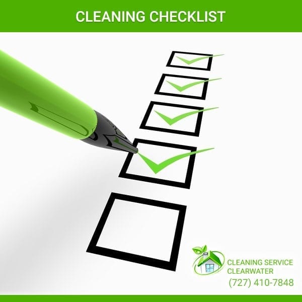 CLEANING CHECKLIST