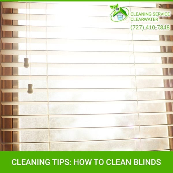 Cleaning Tips How To Clean Blinds Cleaning Service Clearwater