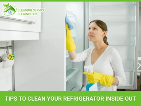 Cleaning the outside of your refrigerator